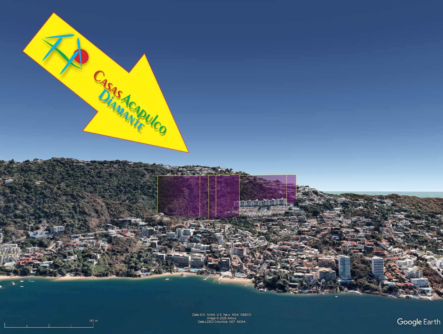 Terreno Lote 39 Escénica - Ubicación satelital y entorno 1